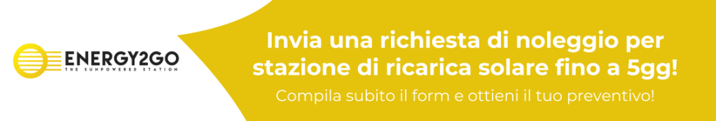 Banner noleggio stazione ricarica