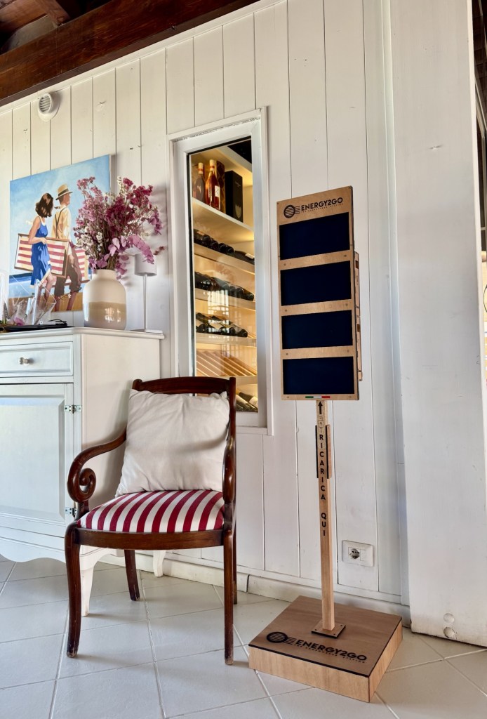 Totem ENERGY2GO al Bagno Saint Tropez di Fregene